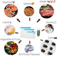 thumbnail image 4 of Sous Vide Bags-BPA-Free Reusable Vacuum Seal Bags for Food Storage Food Freezing safe Reseal Vacuum Storage Bag for Sous Vide Cooking-HOMYLAND 11 * 10.2in (Medium 20pcs), 4 of 8