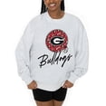 thumbnail image 2 of Women's Gameday Couture Ash Georgia Bulldogs Premium Fleece Pullover Sweatshirt, 2 of 5