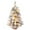 Green, variant on XEAZON Mini Christmas Trees for Tabletop, 18In Snow Flocked Christmas Tree with LED Lights and Wood Base, Small Christmas Pine Tree, Christmas Ornaments for Indoor Table Desk Home Shop Bar Party