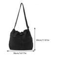 thumbnail image 2 of Bolso Hobo Elegante para Mujer Tipo Cubo Con Cordón Nailon Gran Capacidad Viajes Al Aire Libre, 2 of 8