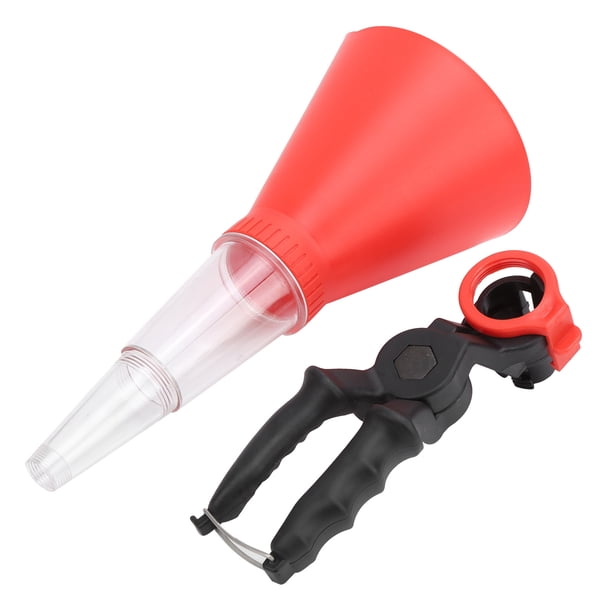Accesorio para vehículo, embudo para aceite de motor con herramienta para verter aceite de automóvil Embudo para llenado de aceite de automóvil Funcionamiento suave