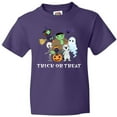 thumbnail image 3 of Inktastic Halloween Trick-or-Treat Cute Group of Monsters Youth T-Shirt, 3 of 5