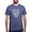 Heather Blue, variant on CafePress - Pi Sigma Epsilon White Logo T Shirt - Mens Tri-blend T-Shirt