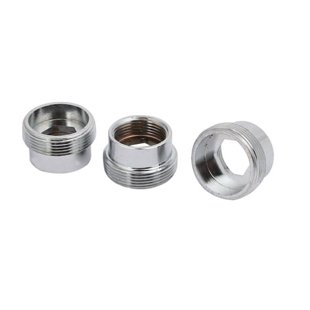 Unique Bargains 3pcs M22 Male To M16 Female Thread Metal Faucet