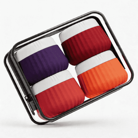 Micebay Travel Containers for Toiletries 4 Pack TSA Approved Travel Size Toiletries Portable Size Containers With Clear Bag Leak Proof Silicone Jars Essentials Creams Jars Carrying Small Items
