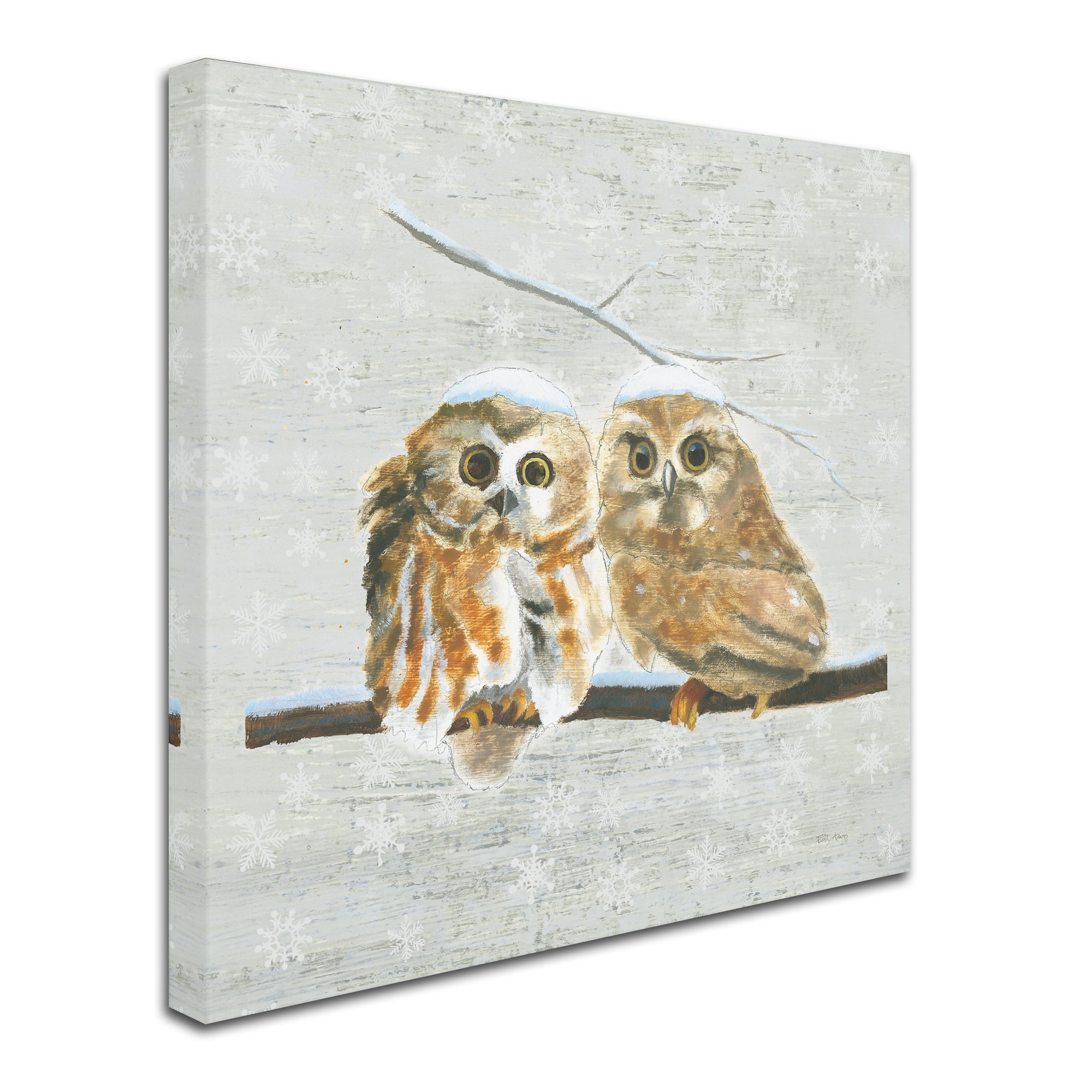 Trademark Fine Art 'Christmas Critters I' Canvas Art by Emily Adams