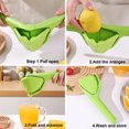 thumbnail image 4 of Lemon Squeezer, Lemon Juicer Hand Lime Squeezer, Nicehelper Large Manual Citrus Press That Folds Flat for Space, Ergonomic Design with Sideways Pivot, Easy to Use, for Lemon, Cirtus, Fruit, 4 of 7
