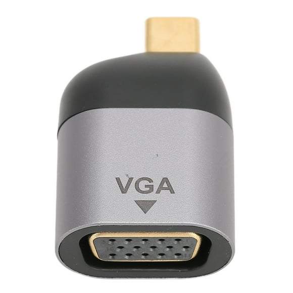 Type C To VGA Adapter, USB C To VGA Adapter Aluminium Alloy For Desktop