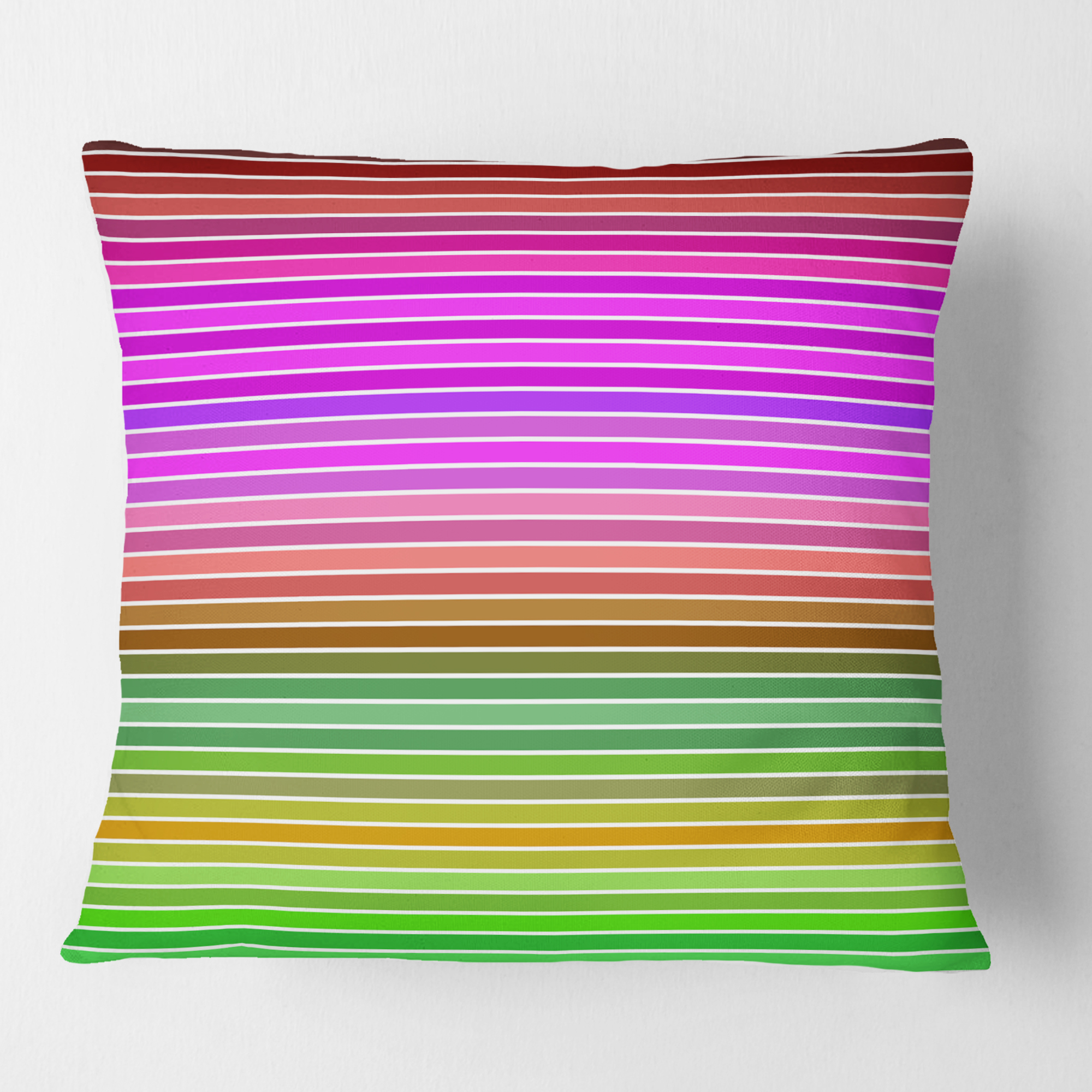 Designart Horizontal Retro Geometrical Pattern II' Mid-Century Modern Throw Pillow - 18x18