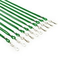 thumbnail image 3 of Bulk 100 Pack - Premium Round ID Badge Neck Lanyards for Card Holders and Name Tags - 36 in Non-Breakaway Heavy Duty Cord & Secure Metal Swivel J Hook Clip by Specialist ID (Green), 3 of 6