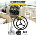thumbnail image 2 of Boat Rotary Steering System Outboard Kit 14 Foot SS13714 Marine With 13" Wheel, 2 of 9