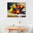 thumbnail image 2 of GOSMITH Vintage Fruit Painting Pear Canvas Wall Art Farmhouse Still Life Picture Orange Fruit Artwork Citrus Wall Poster Rustic Still Life Painting Vintage Orange Picture Still Life Fruit Art Prints, 2 of 4