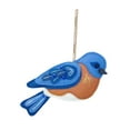 thumbnail image 2 of Adorno de pájaro de fieltro para colgar, decoración del hogar, decoración de festivales, colgante Azul, 2 of 9