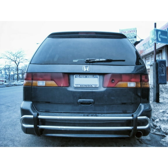 Black Horse Rear Bumper Guard 8HO1SS For 05-15 Honda Odyssey Stainless Steel Rear Bumper Guard (Double Tube)