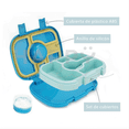thumbnail image 3 of Lonchera Lunch box bento portátil para niños y adultos con 5 compartimentos de sellado hermético libre de fugas y cubiertos incluidos BPA FREE Happy Life Lonchera Lunch box bento portátil para niños y adultos, 3 of 10