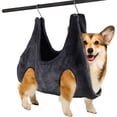 thumbnail image 1 of Ayudante de hamaca para perros y gatos Toalla de baño para mascotas 2 en 1 Toalla de secado Hamaca para el cuidado de mascotas de microfibra Bolsa de retención Ayuda para el cuidado de la hamaca para, 1 of 1