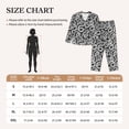 thumbnail image 3 of KLL Snake Print Women's Long Sleeve Pajamas with Pants Sleepwear Loungewear 2 Set-X-Large, 3 of 7