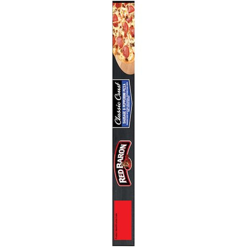 Red Baron Classic Sausage and Pepperoni Crust Pizza, 21.95 Ounce -- 16 per case