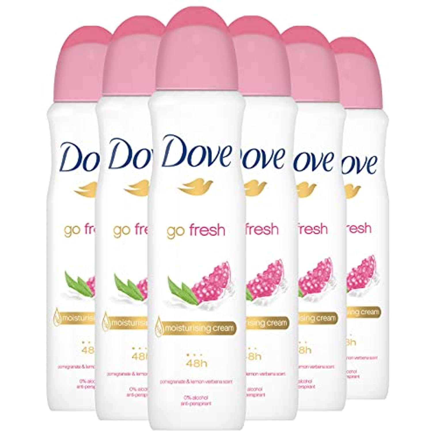 Dove Go Fresh Pomegranate & Lemon Verbena Deodorant Spray 150 Ml / 5 Oz