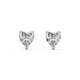thumbnail image 1 of Heart Birthstone Stud Earrings, 1 of 4