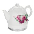 thumbnail image 1 of 1.2L Ceramic Electric Country Rose Cottage Kettle Retro Vintage Cordless Tea Pot 220V, 1 of 11