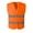 Orange, variant on Mgmyaa Reflective Safety Vest for Men & Women Sleeveless Night Workwear High Visibility Work Jacket