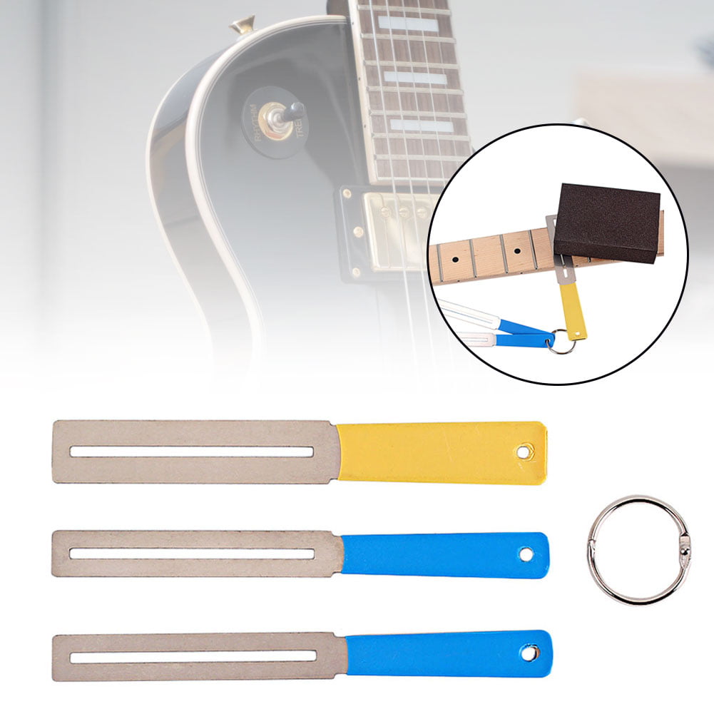 3pcs/set Guitar Nut Files Fret Crowning Slot Filing Luthier Repair Tool Ki NEW 