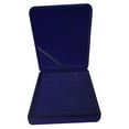 thumbnail image 3 of Velvet Necklace Gift Box Storage Display Case Dark Blue, 3 of 6