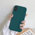 thumbnail image 2 of iPhone Xs Max Case with Screen Protector,Soft Liquid Silicone Gel Rubber Bumper Cover,Slim Fit Shockproof Protective Phone Case for iPhone Xs Max Pine Green, 2 of 8