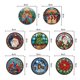 thumbnail image 4 of (LL041) Adornos Navideños Adornos Acrílicos para Árboles Navidad Con Puntos Brillantes Ambiente Navideño 8 Piezas (diamante Forma Especial Un Lado) Con Video, 4 of 9