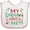 White and Pink, variant on Inktastic My Memaw Loves Me Girl Grandchild Girls Baby Bib