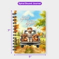 thumbnail image 5 of Hello Fall Autumn Goldendoodle Pumpkins Pickup Truck Spiral Bound Journal Doodle Dog Lover Gifts Idea 5x7in Spiral Notebook - 13011, 5 of 5