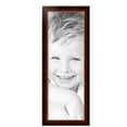 thumbnail image 2 of ArtToFrames 11" x 32" Matte Mahogany with Gold Accent Diploma Picture Frame, 11x32 inch Brown Wood Poster Frame (WOM-5109), 2 Pack, 2 of 6