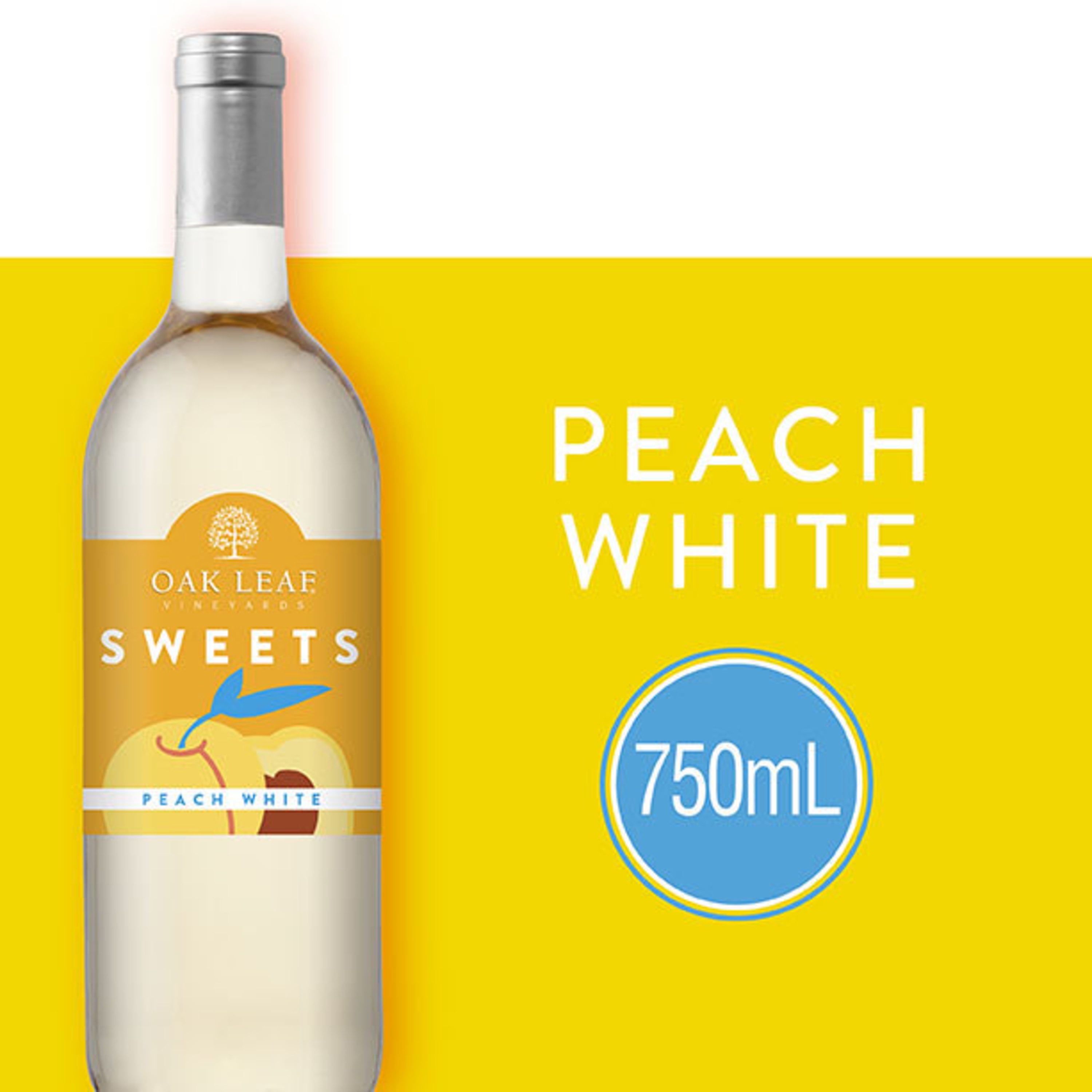 Oak Leaf Sweets Peach White Wine 750ml