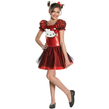 Hello Kitty Red Sequin Tutu Dress Child Costume