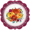 The Pioneer Woman Burgundy Harvest Paper Dinner Plates, 11.5", 8 Count