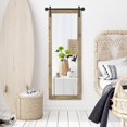 thumbnail image 5 of VINGLI 50"×21"Rustic Full Length Barn Wood Mirror,Body Length Long Mirror Farmhouse Mirror for Living Room, 5 of 8