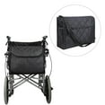 thumbnail image 3 of facefd Sac de Fauteuil Roulant Pochette de Rangement Roue de Rangement pour Voyage Rollator Aînés Noir, 3 of 9
