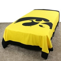 Iowa Hawkeyes Duvet Cover / Summer Blanket, 2 Sided Reversible, 100% Cotton, 68" x 86", Twin