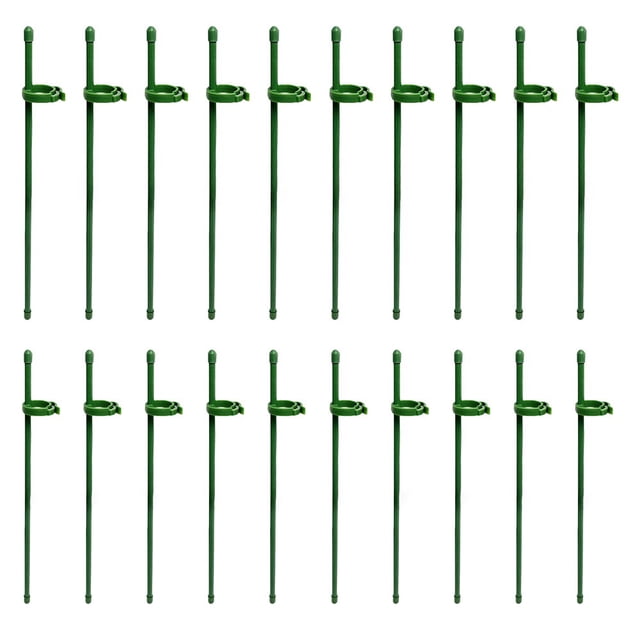 30/45cm Plant Support Stakes Adjustable Garden Flower Support Stake Support Ring 45cm 20Pcs