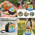 thumbnail image 6 of Garronmavis Rainbow Baby Dinosaur Kids Boys Backpack 4-Piece Set - Includes School Backpack, Lunch Bag, Pencil Case, Water Holder Case, Lightweight School Bag for Outdoor Picnic, 6 of 8