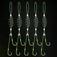thumbnail image 2 of Carp Fishing Feeding Spring Double Barbed Hooks Durable Portable Double Hook 11mmx19.8mm, 2 of 8