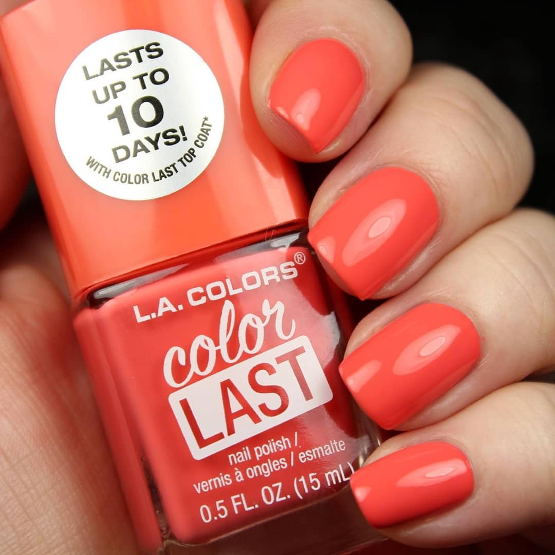 L.A. COLORS Color Last Nail Polish Memoir 0.50 Ounce