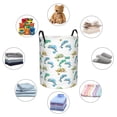 thumbnail image 2 of Colorful Cute Chameleon Lizard Laundry Basket, Laundry Hamper Waterproof Laundry Bag Clothes Hamper Laundry Bin with Handles for Bedroom, Living Room, Kids Room-#, 2 of 5