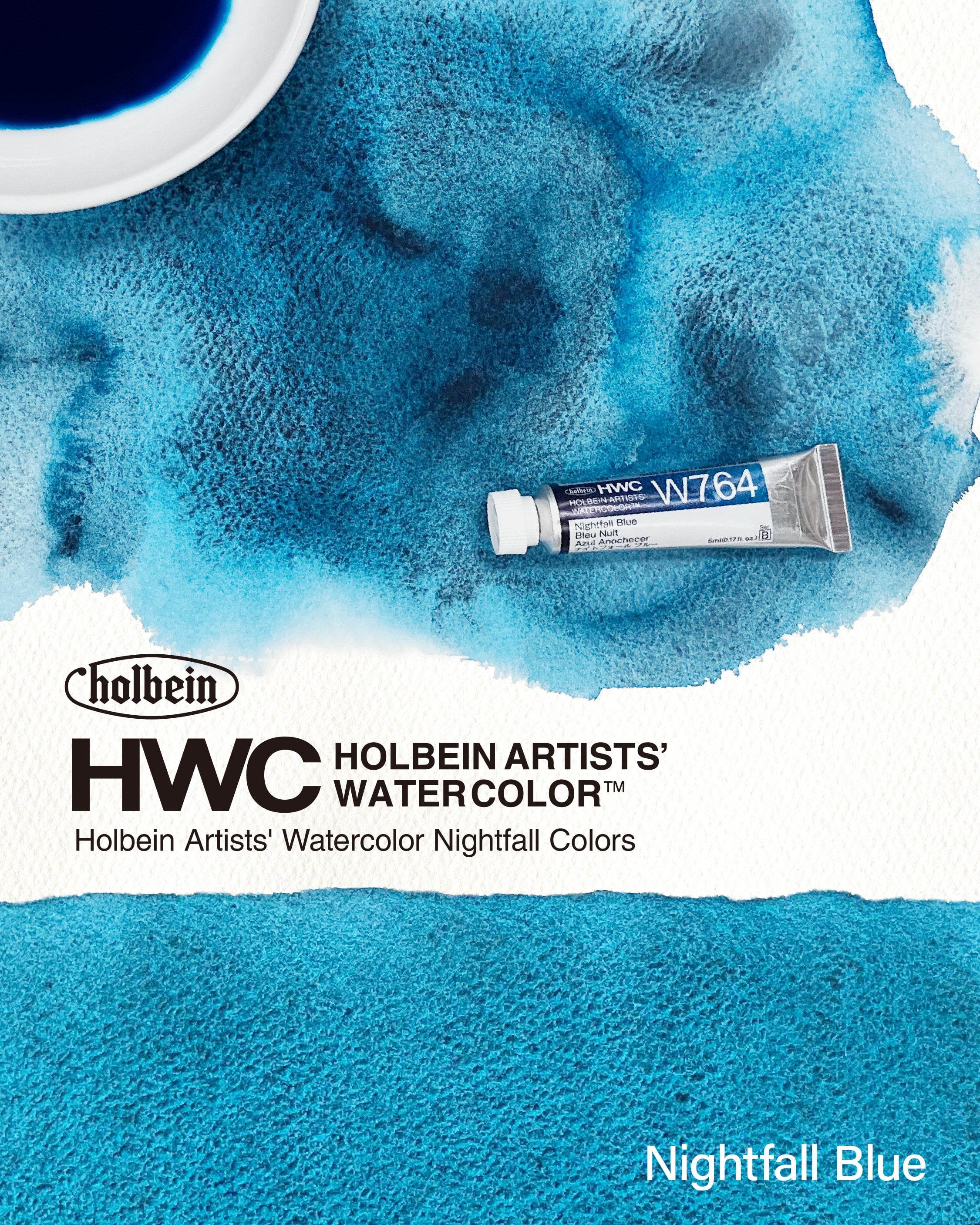 Holbein Artist Watercolor Set of 5 Nightfall Color Tubes 5ml Made in Japan 2025 New