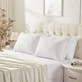 thumbnail image 5 of Goose Feathers and Down Pillow with Diamond Quilting with 100% Cotton Cover, Pack of 2, King Size, 5 of 6
