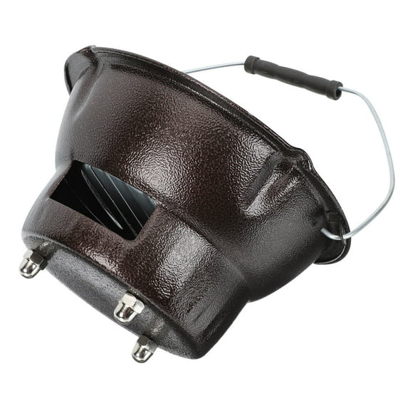 Moluckfu 1Jgo Portátil De En Hierro Para Barbacoa Outdoor Y Uso En Casa Color Café