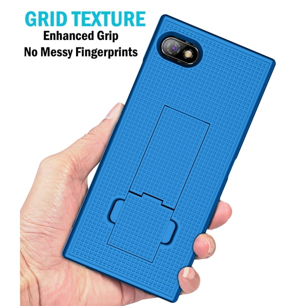 Slim Grille Texture Housse Etui Coque Rigide Béquille pour Unihertz