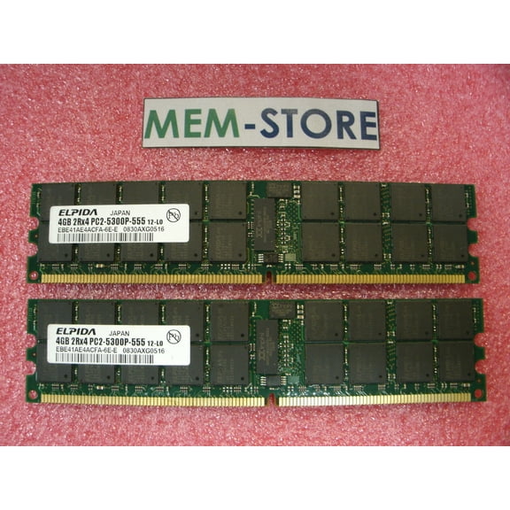 8GB 2x4GB DDR2-667 Memory ECC HP ProLiant DL145 G3, DL185 G5, DL365, DL385 G2 (3rd Party)