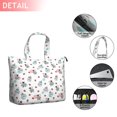thumbnail image 2 of White Cow Strawberry Milk Jar Pattern Travel Tote Bags for Women Carry On,Large Weekender Bags for Women Travel,Multi Functional Duffle Bag for Work,Shopping,Sports, 2 of 5